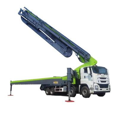 China High Efficiency china concrete pump truck / truck-mounted concrete pump with mixer for sale