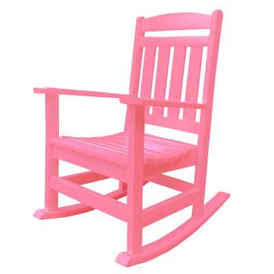 China Modern Bentwood Leisure HDPE Rainproof Outdoor Rocking Chair Best Quality for sale