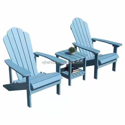 China Modern Outdoor Patio Furniture Garden Plastic Composite Chair Adirondack Wood Chair for sale