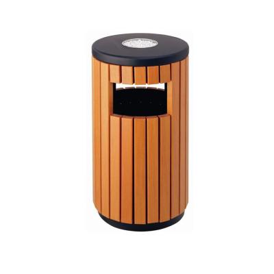 China Factory Price Sustainable WPC/HDPE Outdoor Park Recycling Garbage Bin Garbage Bin Waste Bin for sale