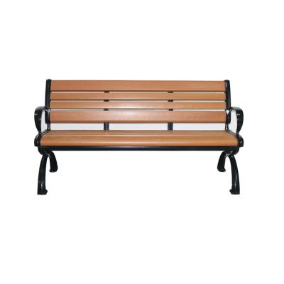 China Eco - Friendly Factory Park Wood Plastic Composite Chair , Outdoor Wood Plastic Bench for sale