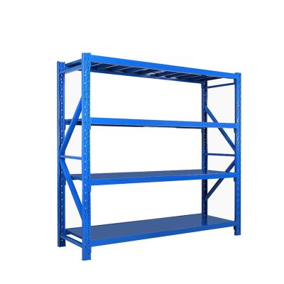 China Heavy Duty Corrosion Protection Factory Metal Rack Shelf Steel Storage Shelves Assemble for sale