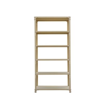 China Wholesale 6 Tier Adjustable Shelf Metal Rack Light Duty Storage Rack Corrosion Protection Multifunction for sale