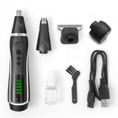 China Professional Car Barber Powerful Cordless Rechargeable Electric Hair Kit Trimmer Clipper Set For Man for sale