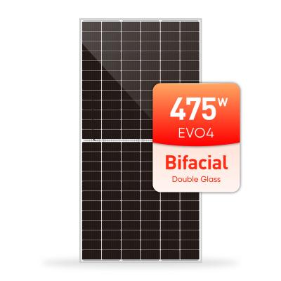 China Residencial SunEvo Bifacial 445W 450W 455W 460W 465W 470W 475W Dual Bifacial Glass Monocrystalline Solar Module for sale