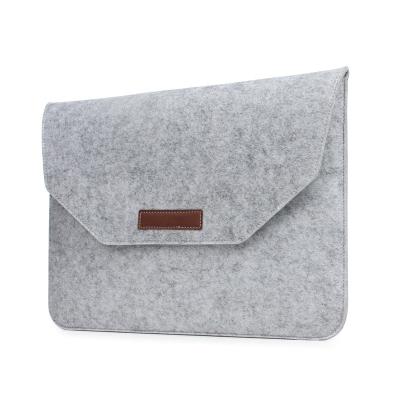 China Convenient and Stylish with Elastic Rope Design Manufacturing Wholesale Fashionable 11 12 13 Inch 15 Felt Sleeve Laptop Bags for MacBook Laptop Tablet for sale