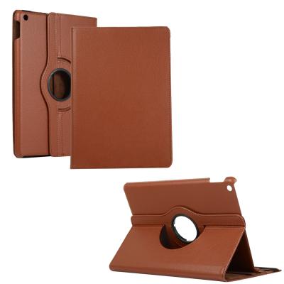 China With Auto Sleep Wake Function 10.2 inch 360 Degree Rotating Flip Stand Leather Tablet Case for iPad 7 8 10.2