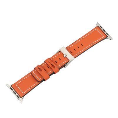 China Dress Fashion Leather Strap Luxury Popular Luxurious Watch Band For Apple Watch 38mm 42mm 40mm 44mm for sale