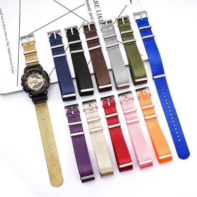 China Factory Manufacturer Universal Smart Watch Non-specific Strap Woven Nylon Band 20mm 22mm 24mm for sale