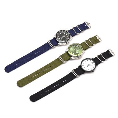 China Army Sports Nylon Watchband 18mm 20mm 22mm 24mm Army Sports Cloth Fabric Watch Strap Nylon Watch Band for sale