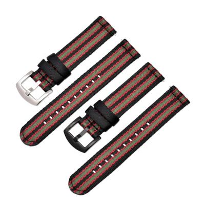 China Manufacturer Universal Nylon Quick Release NATO Watch Strap Bands 18mm 20mm 22mm 24mm Size Straps for sale