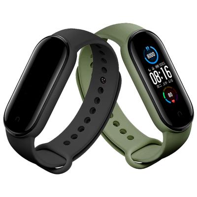 China Wholesale Smart Watch Band Sport Silicone Rubber Wrist Strap For Xiaomi MI Band 5 Miband 6 Strap for sale