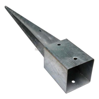 China Suitable for wood easy grip metal post spike for post support construction post anchor for sale