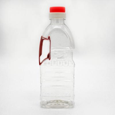 China Hot Sale Multi-capacity Pet Package Plastic Clear Bottle For Sauce Frying Oil for sale