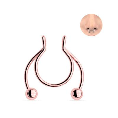 China Wholesale Products Stainless Steel Punk Nose Ring For Body Jewelry for sale