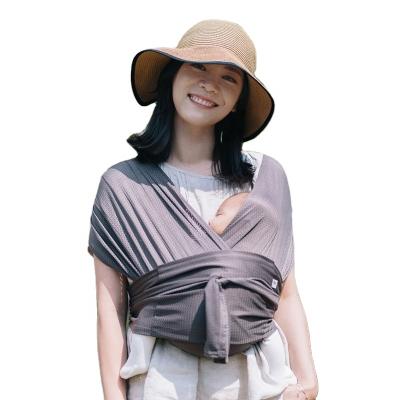 China 2021 Eco-freindly super soft breathable material baby sling wrap suitable for newborns sling baby for sale