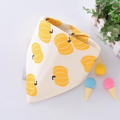 China 2021 New Arrival Eco-freindly Cotton Printing Triangular Baby Saliva Towels Bibs Burp Cloths for sale