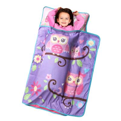 China Eco-freindly Quilt Cartoon Baby Sleeping Bag Comforter Toddler Nap Mat Anti-Kick Sleeping Sack With Pillow for sale