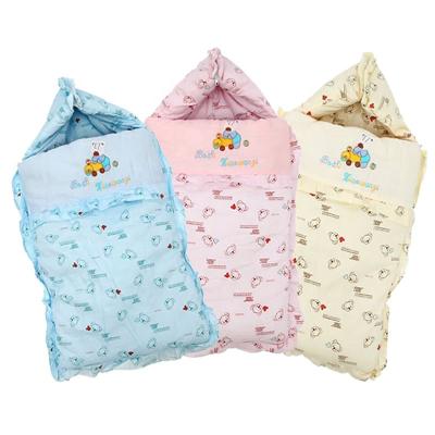 China Eco-freindly Baby Corganic Cotton Baby Winter Envelope Romper Sleeping Bag Newborn Comforter for sale