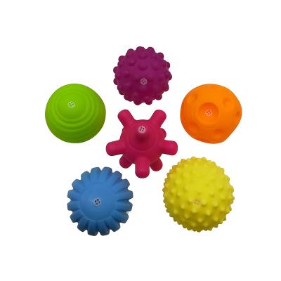 China Eco-freindly Education Early Education Massage Fitness Puzzle Perception Eco-friendly Thickened Granular Tactile Training Ball for sale