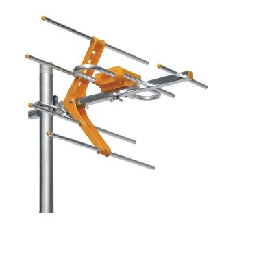 China HDTV outdoor Yagi antenna 4dbi high gain 75Ohm Impedance F female for sale