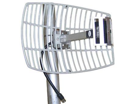 Chine antenne parabolique directionnelle extérieure à gain élevé de grille de 5.8GHZ ISM WLAN 23dbi pour le pont de Wifi à vendre