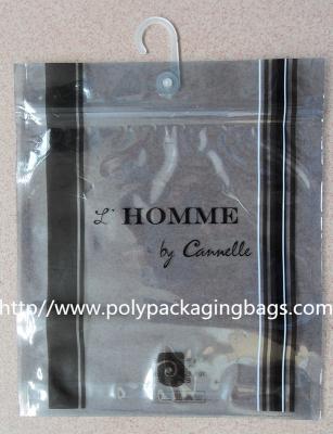 China Anti Static Aluminium Foil Bag With Plastic Hook For Underwear / Shorts for sale