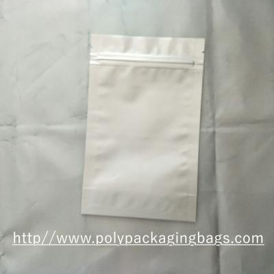 China Siver Self Styled Aluminium Foil Bag Spot Meal Powder Snack Food Packaging for sale