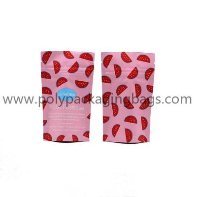 China Custom Printed Stand Up Ziplock With Logos Recyclable Plastic Packaging Cookie Food Bag for sale