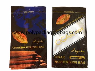 China Custom Printed High Quality Cigar Leaves In Plastic Composite Packaging Bags for sale