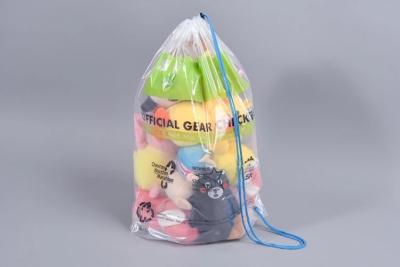 China 8kgs ladingsldpe Één Rugzak van Schouder de Plastic Drawstring Te koop