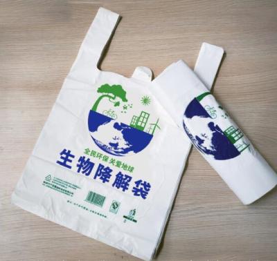 China Biodegradable Gravure Printing PLA PBAT Packaging Poly Bags Shopping Pouch Bag for sale