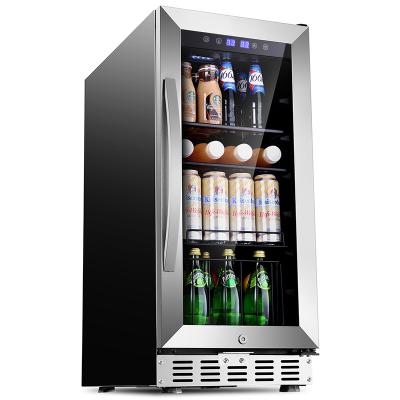 China Cooler Small Freezer Car Wine Refrigerator Beer Fridge Kitchen Wine and Beverage Coolers Stainless Steel Built In Wine Cellars for sale