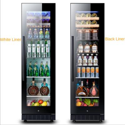 China Compressor Wine Fridge Beer Beverage Cooler Fridge Cooler Wine Cellar Bottle Fridge Household Cooling Display for sale