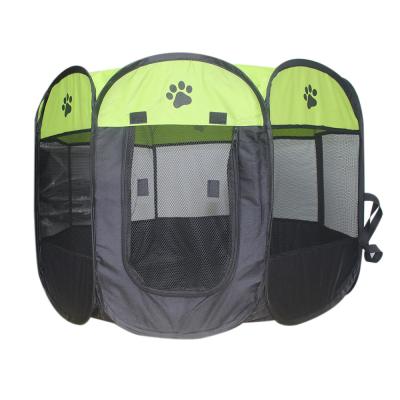 China Breathable Pet Cages Carriers Kennels Large Pet Portable Foldable Exercise Kennel Dogs Cats Indoor Outdoor Removable Pet Cages for sale