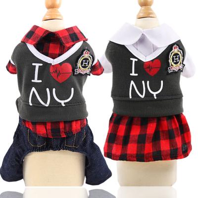 China Cute Soft Pat Clothing Cotton Dog Sweater Puppy Shirt Dog Sweatshirt Dog Clothes Printed Viable Pet Clothes For Dog Apparel Christmas for sale