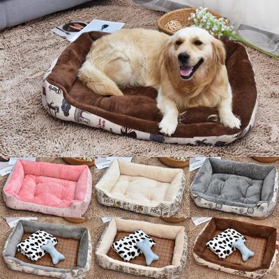 China New Style Breathable Removable Washable Waterproof Thick Fabric Oxford Dog Bed Sofa Pet Bed Cat Bed High Quality for sale