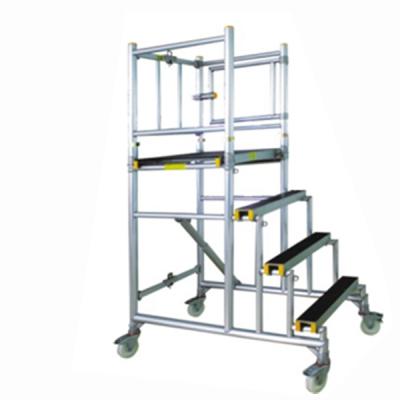 China Aluminum in stock aluminum foldable mobile scaffolding tower for sale for sale