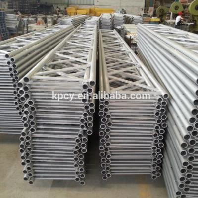 China 6061-T6 aluminum top grade layher aluminum scaffolding beam/truss for sale for sale