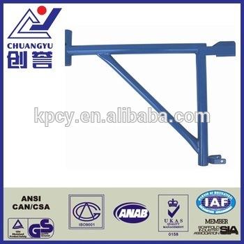 China Triangular Galvanized Frame Scaffolding Side Bracket Triangular Galvanized Frame Scaffolding Side Bracket for sale