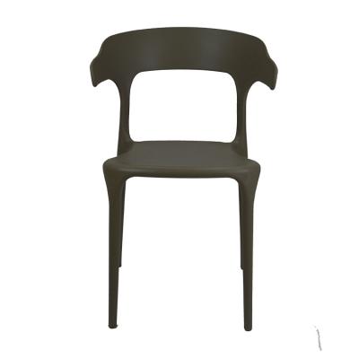 China Sturdy Plastic Dining Chair Restaurant Colored Modern PP Cheap Durable Outdoor Plastic Chairs Wholesale Prices for sale