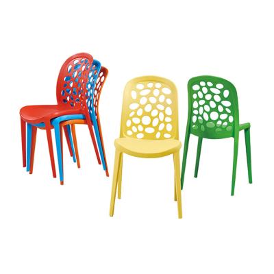 China Sturdy Wholesale Plastic Modern Colorful Chair Event Plastic Stacking Chairs for sale