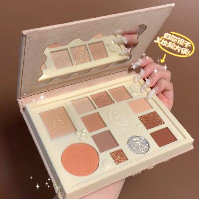 China EYE Goddess 12 Color Eyeshadow Makeup Dream Palette Waterproof And Sweatproof Long Lasting Palette for sale