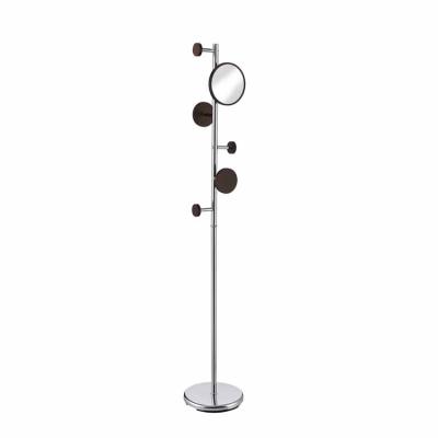 China Contemporary Korea Metal Coat Rack Tree Easy Assembly Modern Coat Hanger Rack For Home for sale