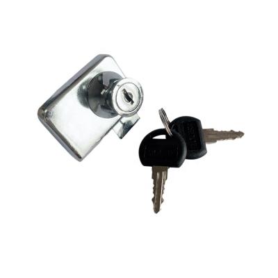 China Zinc Alloy Glass Cabinet Lock Kitchen Furniture Glass Door Lock for sale