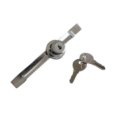 China Kitchen Furniture Hardware Zinc Alloy Blade Glass Door Lock for sale