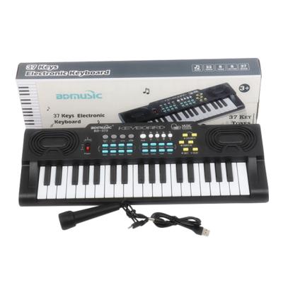 China 2022 Electronic Toy Electronic Key Organ 37 Keyboard Synthesizer Children Educational Key Piano and Teclado Microphone for Children for sale