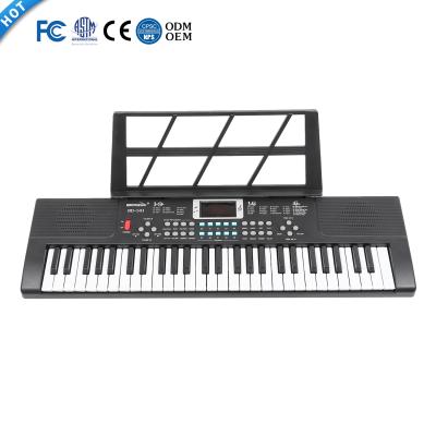 China Toy High Quality 54 Battery Operated Keys Play Electronic Piano Midi Keyboard Organ With Microphone for sale