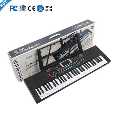 China 3-16 Key Musical Instruments 61 Midi Keyboard Organ For Kids Portable for sale