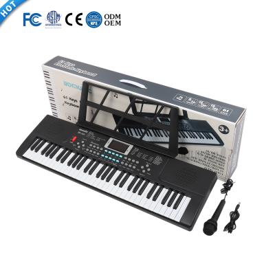 China 2021 New High Quality 61 Key Multifunctional Electronic Piano Educational Musical Instrument Toys For Wholesale for sale